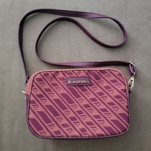 Manaola Hawaii burnt orange & purple crossbody bag